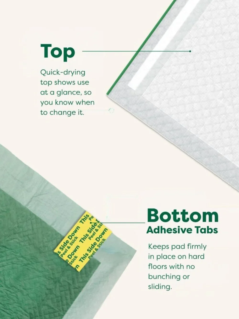 Max Absorbency 3XL Dog & Puppy Pee Pads, Clear View Top, 24 Count - Leakproof